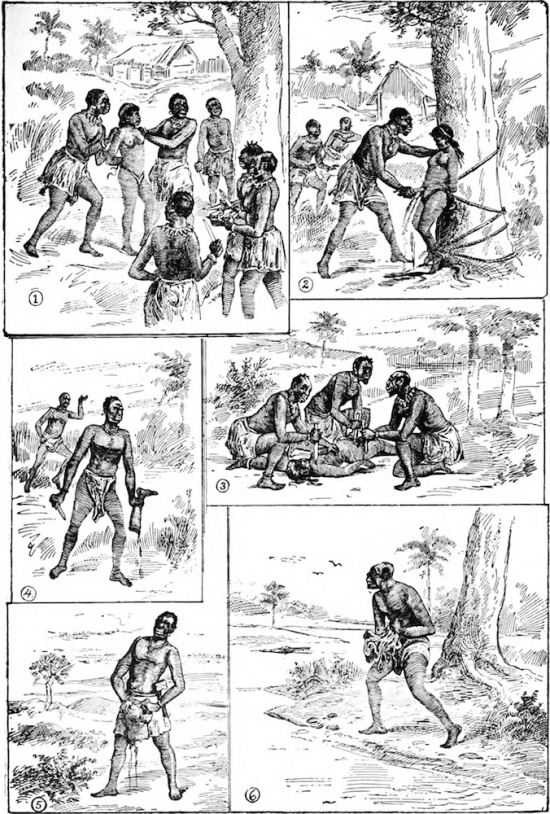 James W. Buel, Heroes of the Dark Continent, 1889Ricostruzione degli schizzi disegnati da Jameson