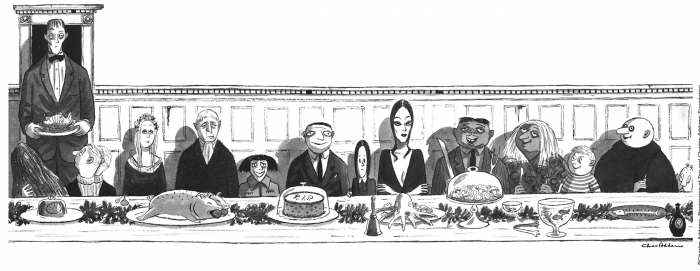 The Addams Family by Charles Addams,LA FAMIGLIA ADDAMS. UNA STORIA DIABOLICA #logosedizioni