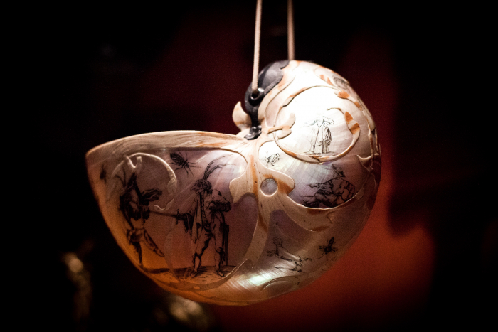 Sculpted and carved nautilus, from an ancient wunderkammer, Museo Poldi Pezzoli, Museo Poldi Pezzoli (Milano)